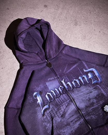 PURPLE RAIN ZIP HOODIE