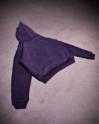 PURPLE RAIN ZIP HOODIE