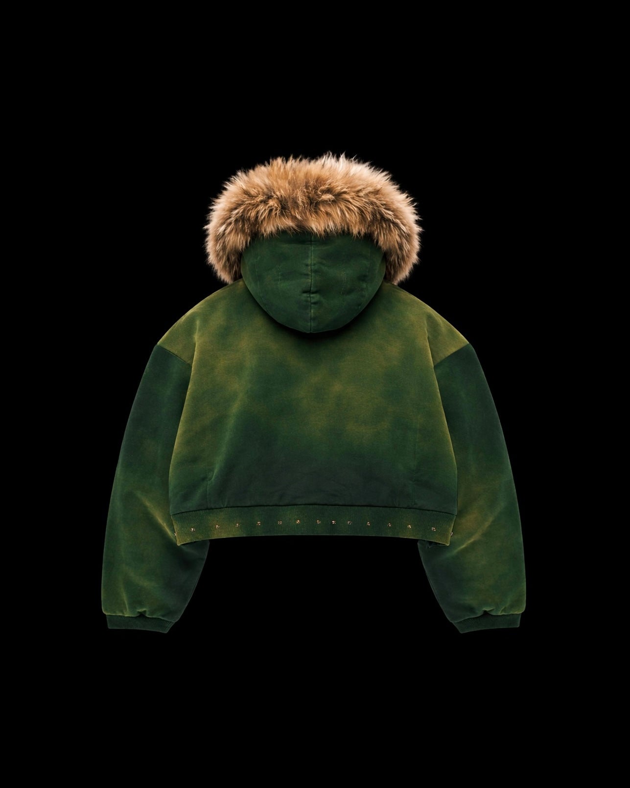 EMERALD GREEN ZIP HOODIE