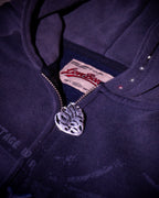 PURPLE RAIN ZIP HOODIE
