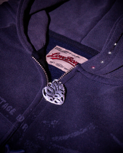 PURPLE RAIN ZIP HOODIE