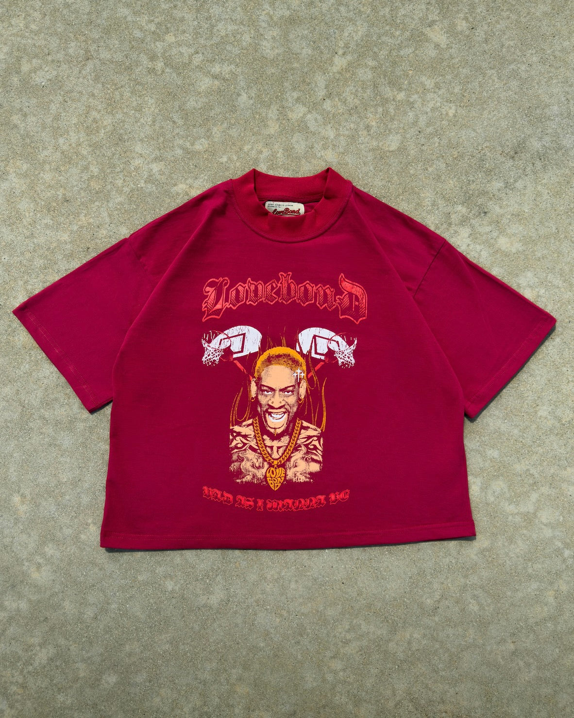 K.O.B. RODMAN RED TEE