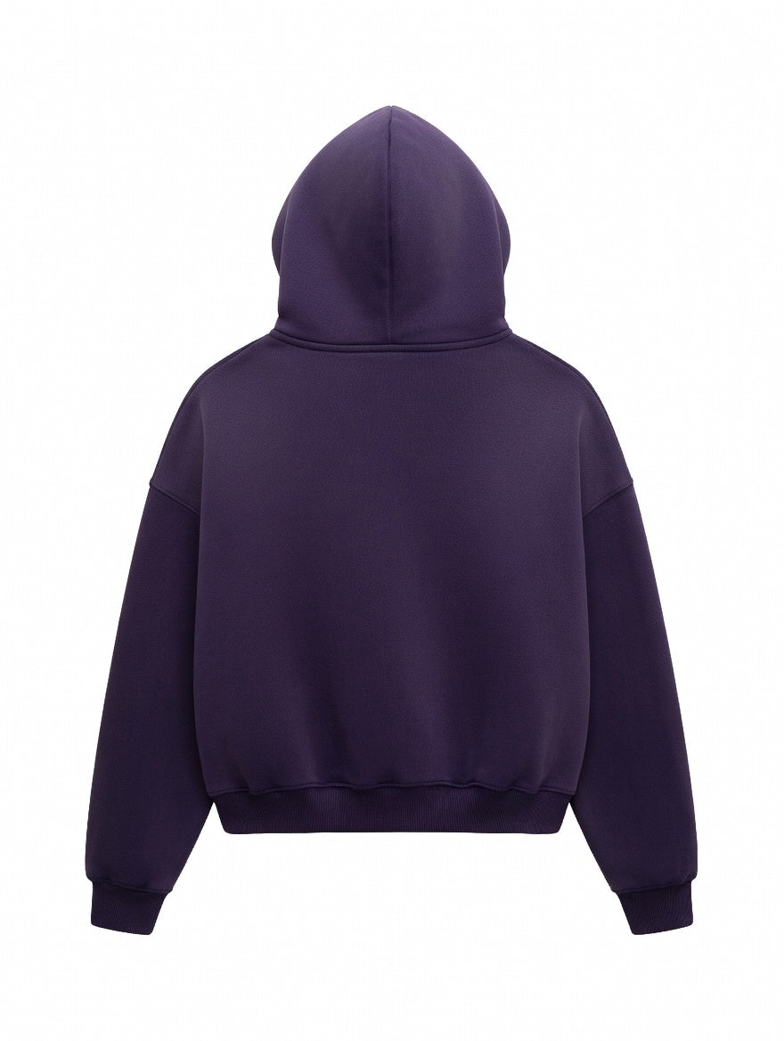 PURPLE RAIN ZIP HOODIE